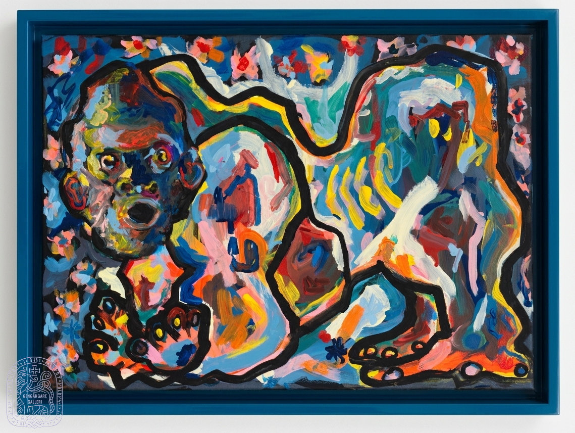 Artwork: Surprise!, Acrylic on Canvas, 50x80 cm, 2024